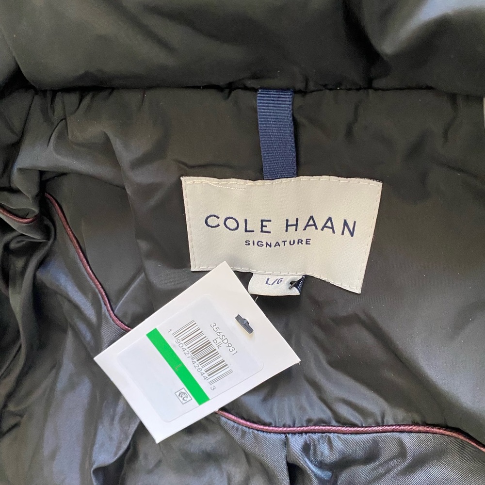 Cole Haan Signature Hooded Down and Feather Jacket - Picture 12 of 15